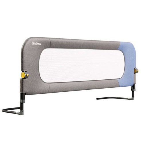 EAGLE PEAK 높이조절 침대안전보호 침대 가드레일 접이식 침대가드 높이조절 침대안전가드 낙상방지가드 사이드바 세트 난간사이드가드 레일, 그레이, 150