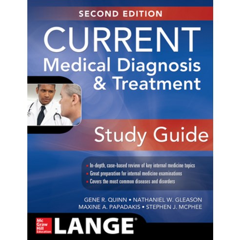 Current Medical Diagnosis and Treatment Study Guide 2e Paperback, McGraw-Hill Education / Med..., English, 9780071848053