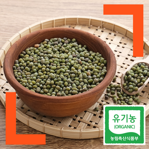 파머스넷 국내산 유기농 생 통녹두, 500g, 1개