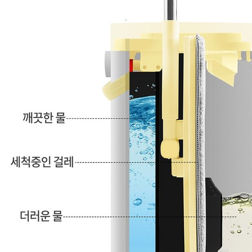 손에 물 한 방울 묻히지 않고 깨끗하게, 오라플 올인원 클린버디 밀대 물걸레