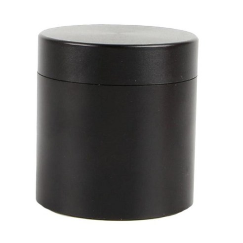 작은 알루미늄 저장 상자 부엌 차 커피 저장 양철통 단지 남비 80ML/72ML, 블랙, 설명, 설명