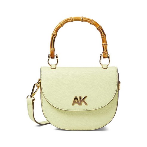Anne Klein 미니 대나무 탑 핸들 크로스바디 터키석 바다, Celery