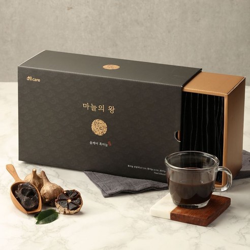 (웰빙바이오)마늘의 왕 올케어 흑마늘 70ml 30포/숙성 의성 흑마늘/냄새 적음/명인 제조 - 마늘즙 | 쿠팡