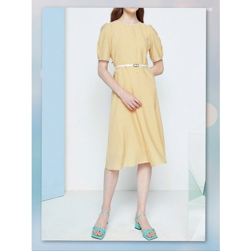 더아이잗 스트라이프 플레어 원피스IM5A0OP35-Title 아이잗원피스