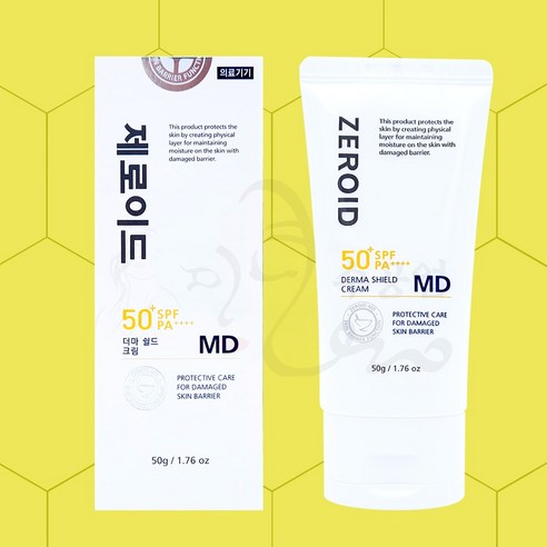 제로이드 더마쉴드 크림 MD SPF50+ PA++++, 1개, 50g