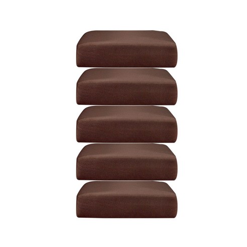 5pcs 쿠션 커버 소파 보호대 라이트 브라운_s, 라이트 Brown_Size S, 폴리 에스터