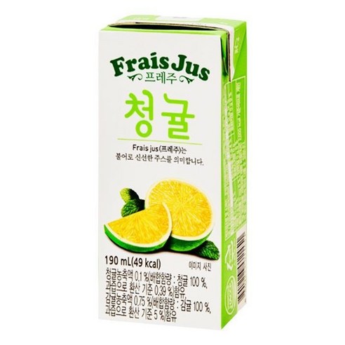 일화 프레주 청귤 190ml 24팩 (48개) 일화 프레주 청귤 190ml 24팩 (48개)