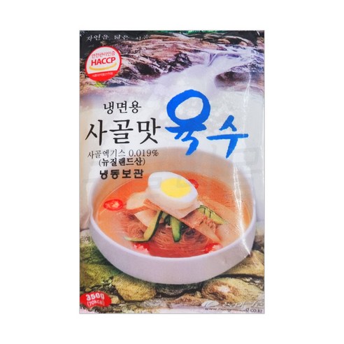 농민식품 냉면육수 350g X 10개(아이스박스 팩포함), 20개