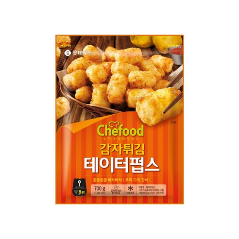 감자튀김 테이터펍스 700g 간편간식, 2개