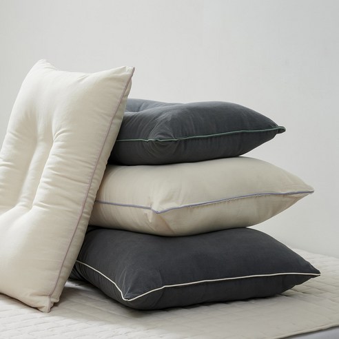 JAJU 피그 경추 베개솜 차콜, 깊은 밤 편안한 휴식을 선물하세요.