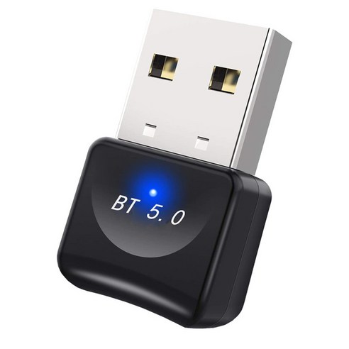 Retemporel 블루투스 오디오 송신기 무선 마우스 키보드 등에 적합한 미니 USB 5.0 어댑터, 1개, 검은 색