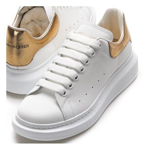 [알렉산더맥퀸] 20FW 553680 화이트골드 오버솔 스니커즈