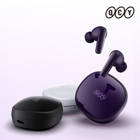 QCY T13X APP 블루투스 이어폰, QCY-T13X APP, 블랙