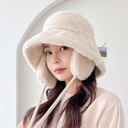 포근한 포옹, 캡조아의 퍼 귀달이 벙거지 버킷햇