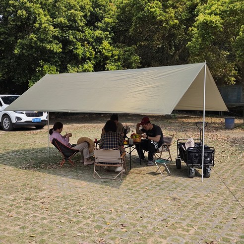 쾌적한 야외 활동을 위한 필수 아이템, 다용도 방수 타프 텐트!