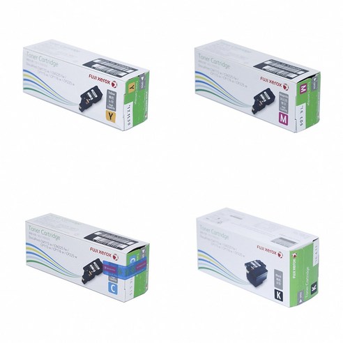 제록스 DocuPrint CM255fw (CT202264~CT202267 )검정 2000매/컬러 1400매 정품토너 4색세트, 1개, 4색