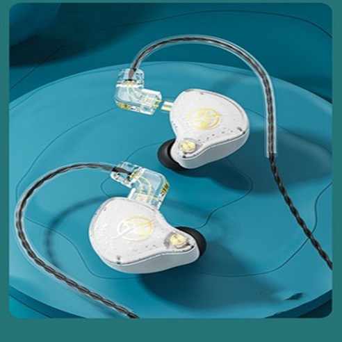 인이어 고품질 걸스 귀여운 유니버셜 3.5mm 고가 유선 헤드폰, X2Pro 화이트