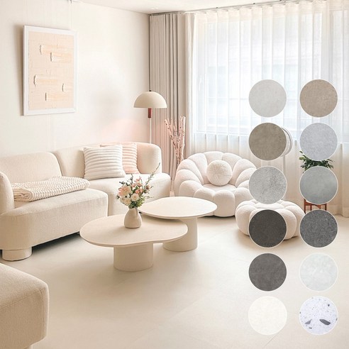 공간에 생기를 불어넣는 마법, 새로고침 3T 데코타일 NPT16342 거실데코타일