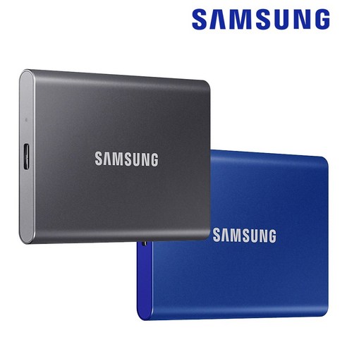 삼성외장ssd 삼성전자 국내 정품 외장 SSD T7 USB 3.2 Gen 2 C타입 휴대용 오늘출발, 타이탄그레이, 1TB