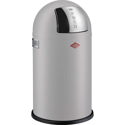 웨스코 휴지통 22리터 푸쉬보이 주니어 쿨그레이 매트, 기본