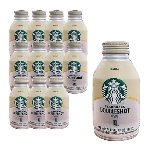스타벅스 더블샷 바닐라 275mlx12캔, 275ml, 12개