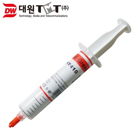 대원TMT 주사기형 써멀 구리스 20g HY410-TU20G, 1