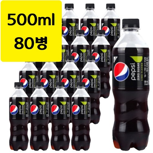 롯데 펩시제로슈거 라임향 1.25L x 6입 업소용, 6개