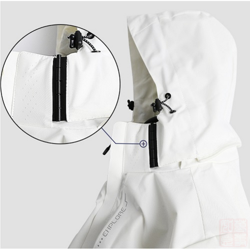 KAWASIMA 후드 바람막이 등산 바람막이