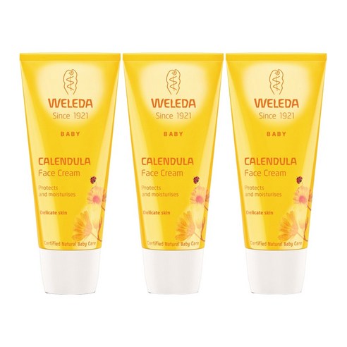 벨레다 키즈 페이스 크림 카렌듈라, 3개, 50ml