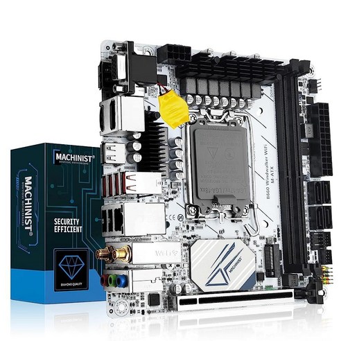 MACHINIST B660 게이밍 마더보드 LGA 1700 (인텔 12/13th) PC 마더보드 (ITX PCIe 4.0 NVME M.2 DDR4 2.5G LAN HDM, 1개