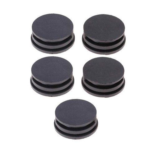 MagiDeal 5x 내구성 서핑 보드 리쉬 컵 수리 교체 플러그 블랙, 설명, 플라스틱