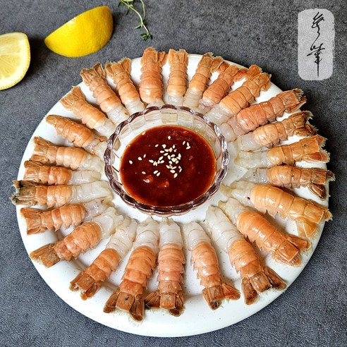 무화 자연산 선동 바로먹는 손질 딱새우회 소 사이즈, 2개, 150g(20-30미)+초고추장 생새우회