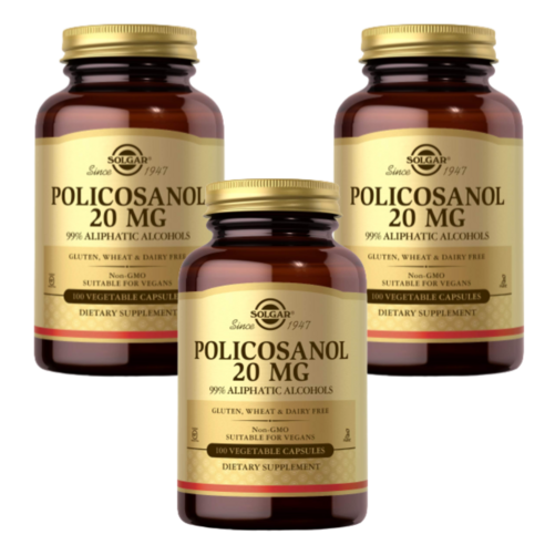 [Solgar] Policosanol 폴리코사놀 20mg 100베지캡슐 3SET, 3개, 100정