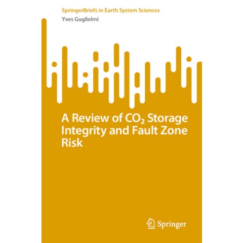 (영문도서) A Review of Co&#8322; Storage Integrity and Fault Zone Risk Paperback, Springer, English, 9783031815287