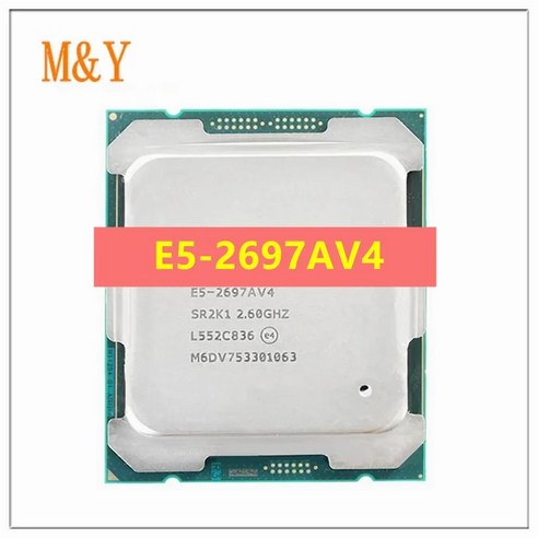 e3200hc E5-2697AV4 QS 버전 LGA2011-3 프로세서 E5 2.60GHz 16 코어 40MB 145W 14nm V4, 한개옵션0, 한개옵션0