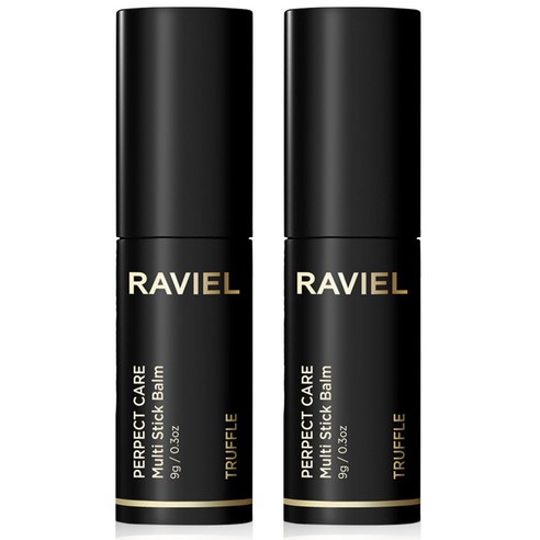 RAVIEL 트러플 퍼펙트 케어 멀티 스틱밤, 2개