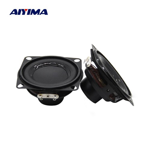 AIYIMA 2Pcs 2인치 53MM 우퍼 스피커 4옴 6W 방수 멀티미디어 스피커 베이스 홈시어터 스피커 DIY 앰프