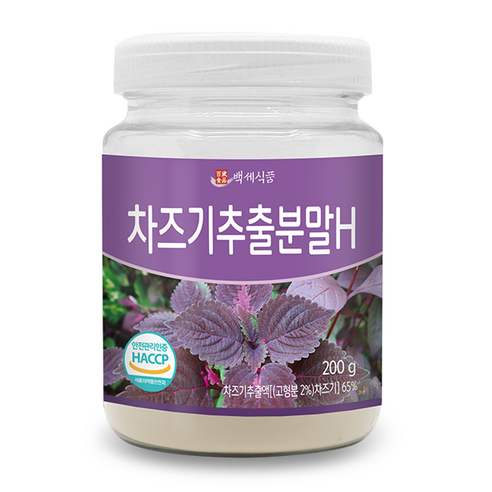 백세식품 차즈기 추출분말 200g HACCP 인증제품, 3개