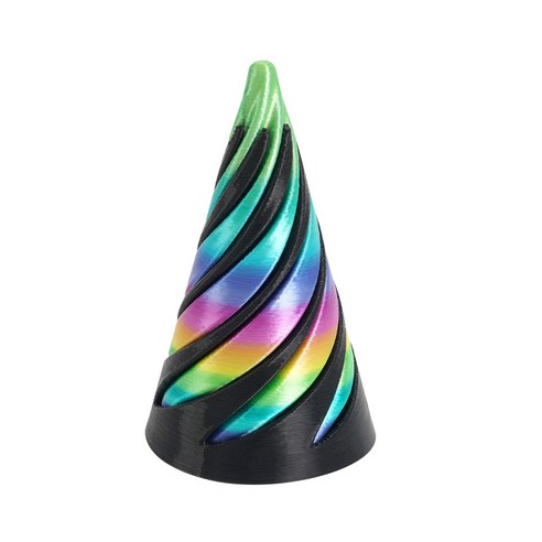 불가능한통과 피젯 퍼즐 3D프린터, 원뿔 6.4cm, 레인보우 유니콘 (P013), 1개