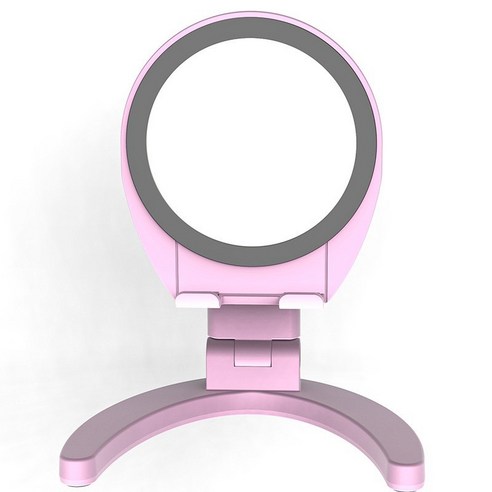 접이식 화장경 스마트폰 스탠드 접이식 사이즈 12×10×2.5cm, 분홍색, 4개