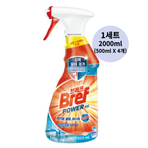 브레프 파워 욕실 세정제, 500ml, 1개