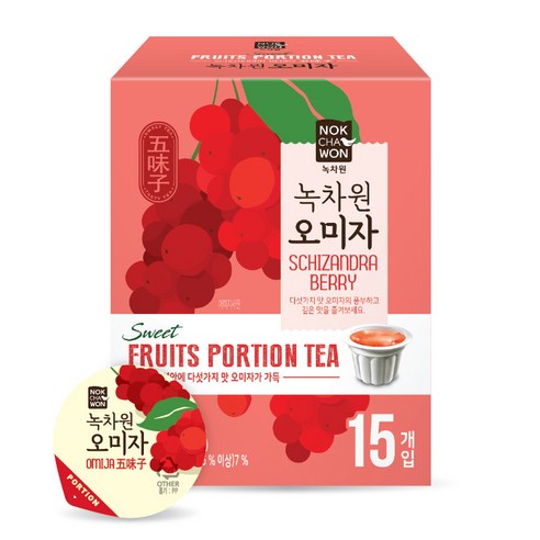 [녹차원] 오미자 포션 15입, 9개