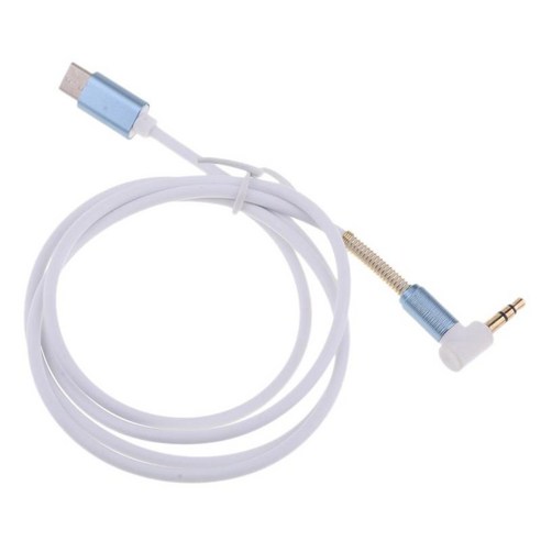 유형 C ~ 3.5mm 남성 스테레오 컨버터 케이블 오디오 Aux 어댑터 케이블, 화이트, {"사이즈":"설명"}, {"수건소재":"플라스틱"}