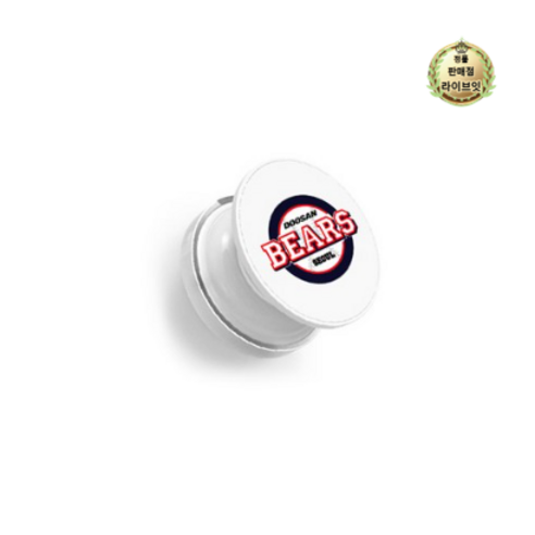 라이브잇 티머니 KBO 두산 베어스 휴대폰 그립톡, 3개 세트, 혼합 색상 라이브잇 티머니 KBO 두산 베어스 휴대폰 그립톡, 3개 세트, 혼합 색상