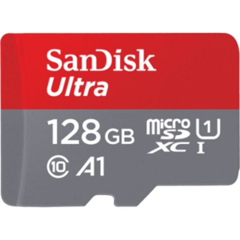 샌디스크 울트라 A1 마이크로SD 메모리카드 QUA4, 128GB