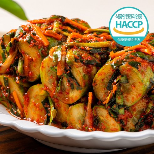 50년 전통 손맛, 국산 재료로 만든 아삭하고 시원한 오이소박이