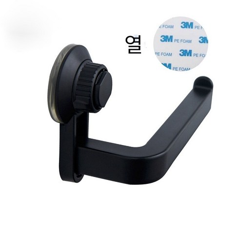 욕실 티슈 홀더 비 천공 티슈 홀더 간단한 창조적 인 주방 벽걸이 종이 홀더 흡입 컵 릴, 검은 조직 홀더 보조 모자이크 무광택 나무 필요