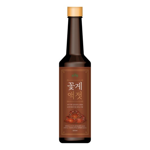 우리랑 프리미엄 꽃게액젓 이영자레시피, 4개, 500ml