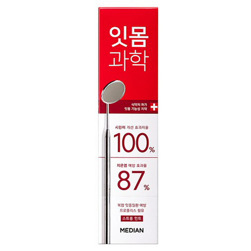 메디안 잇몸과학 치약 스트롱민트, 120g, 6개