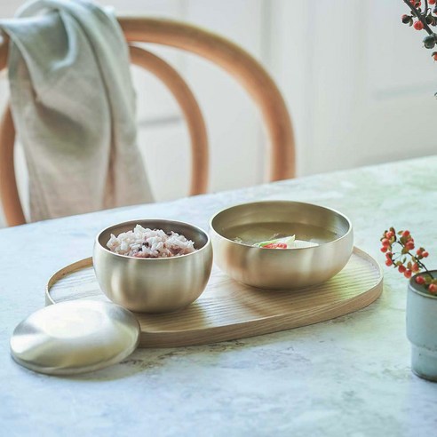 품격 있는 식탁의 완성, 광명유기 방짜 옥식기 세트